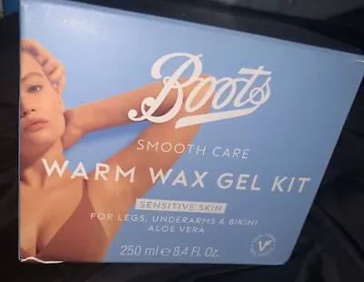 Boots Smooth Care Warm Wax Gel Kit New 250ml With Aloe Vera • £9.99