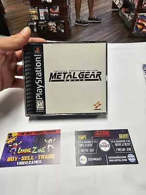 (Disc 1 Not Working) Metal Gear Solid (Sony PlayStation 1 1999) Read!! • $29.95