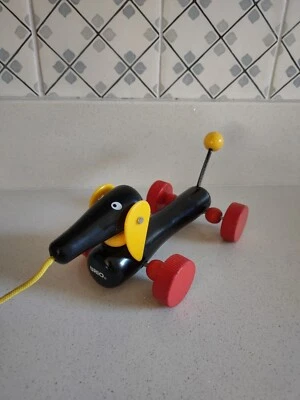 £8.50 • Buy BRIO Wooden Pull Along Dachshund Sausage Dog