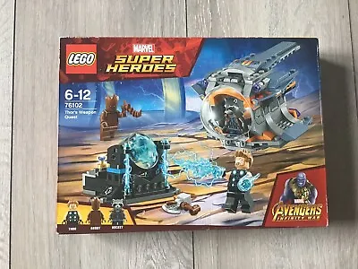 £25 • Buy LEGO Marvel Super Heroes Thors Weapon Quest 76102 BRAND NEW SEALED