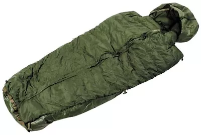 1974 Original British Army Military GB Mummy Sleeping Bag OD Green Normal • $70