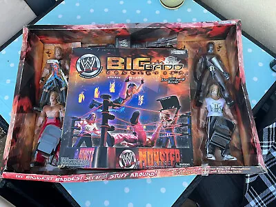 £50 • Buy Wwe Wwf Jakks Big And Badd Collection Monster Ring New W Figures Rvd Hhh Jericho
