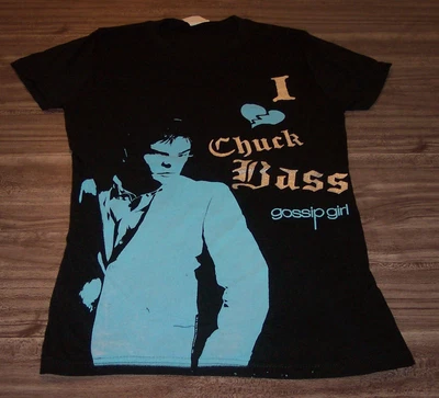 £19.47 • Buy WOMEN'S TEEN Juniors GOSSIP GIRL I Love Chuck Bass T-shirt SMALL NEW