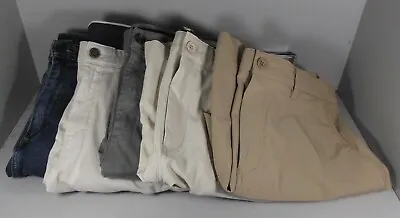 Lot Of Five Men's Pants Size 34x32 & Shorts 34x9  Various Colors Johnston Murphy • $34.95