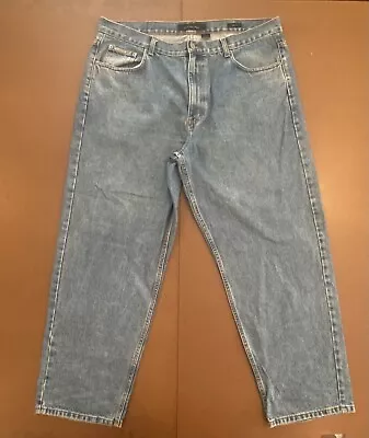 Calvin Klein Vintage Men's Jeans 40 X 30 Easy Fit Double Stone Wash 30  Inseam • $20.89