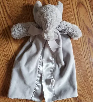 Mud Pie Mudpie Grey Minky Elephant Security Blanket Lovey Lovie Nunu Rare  • $52