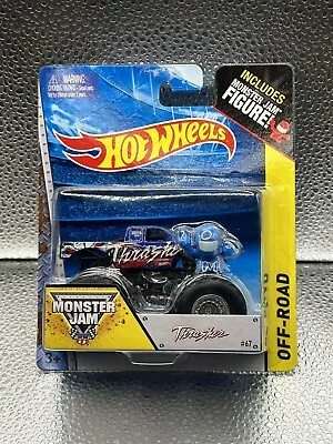Monster Jam Hot Wheels Truck W/figure 1 64  Thrasher  #67 • $10.99