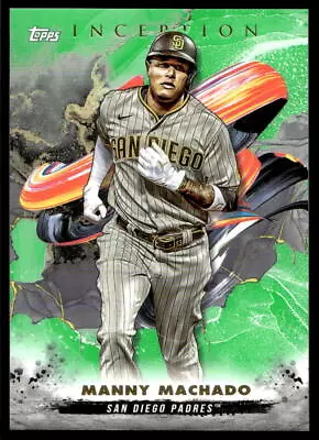 Manny Machado 2023 Topps Inception 23 Green San Diego Padres Baseball Card • $2