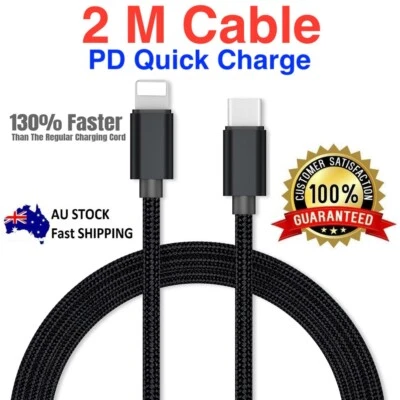 $13.99 • Buy PD 18W Charging USB-C To Lightning Cable Data For Apple IPhone 14 13 12 /11 Pro