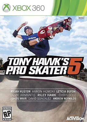 Tony Hawk's Pro Skater 5 Xbox 360 (Microsoft Xbox 360) (US IMPORT) • $95.79