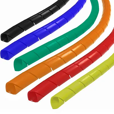 Spiral Cable Wrap - Color Options - 1/4  3/8  1/2  3/4  1  1-1/4  • $6.99