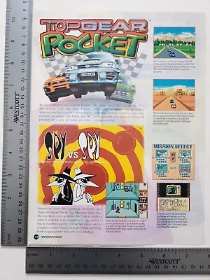 Top Gear Pocket Advertisement Original Print Ad / Poster Game Gift Art • $25