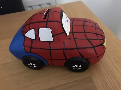 7   Long Spiderman Car Pot Money Bank • £0.99