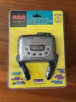 New RCA RP-1882B Vintage Digital AM/FM Stereo Radio Cassette Player • $29.99