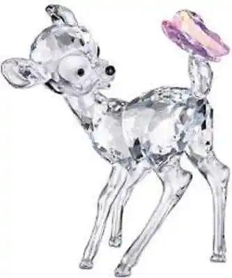 £175 • Buy Swarovski Crystal-Disney's  BAMBI WITH BUTTERFLY  Mint Condition-Original Box