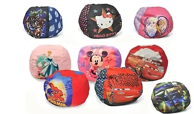 Disney Character Kids Round Bean Bag Chair - Toddlers Filled In USA • $46.99