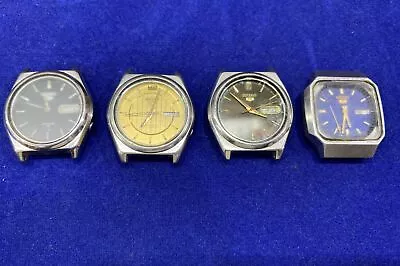 Lots Of 4 Seiko Vintage Watch For Parts & Repair • $40