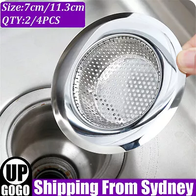 Stainless Steel Kitchen Bathroom Sink Strainer Waste Plug Filter Drain Stopper • $10.99