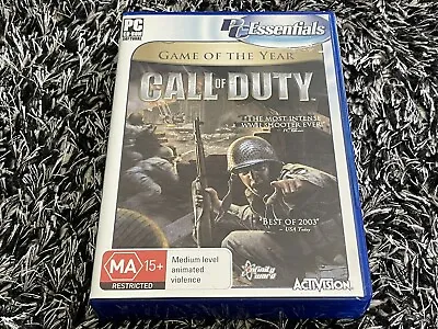$14.99 • Buy 🔫 Original Call Of Duty: Game Of The Year Edition || PC Video Game || Pre-owned