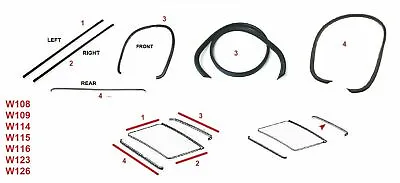 Sunroof Seal Repair Kit Fits For Mercedes W108 W109 W114 W115 W116 W123 W126 • $61.04