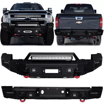 Vijay For 2007-2010 Chevy Silverado 2500 3500 Front Or Rear Bumper W/ LED Light • $779.99