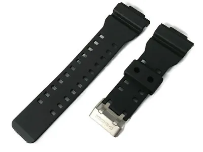 16mm Black Rubber Watch Band For G-SHOCK G-8900 GA-100 GA-110 GA-120 GA-300 • $17.89