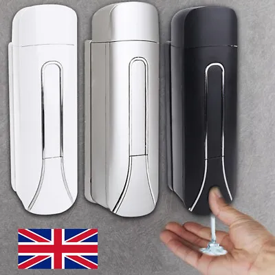 £7.99 • Buy 400ML Soap Dispenser Wall Mounted Liquid Bathroom Hand Soap Shower Gel Shampoo F
