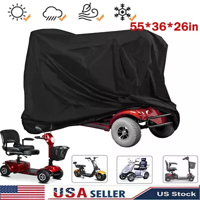 Mobility Scooter Cover Oxford Storage Bag Dust Proof Protector Waterproof US NEW • $15.99