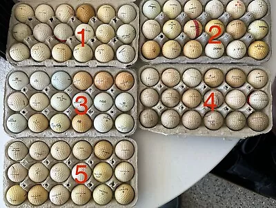 (90) Vintage Old Collectible Golf Balls (Not For Play) • $49.95