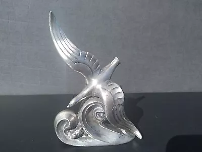 Art Deco Vintage Chrome Eagle Dove Pheasant Bird Hood Car Ornament Or Bookend • $30