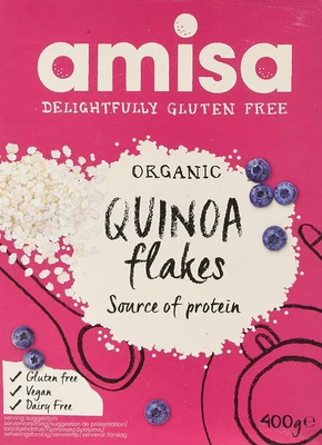£8.75 • Buy Amisa Quinoa Flakes Organic Gluten Free, 400g