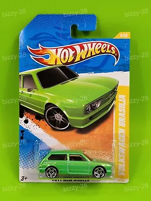 Hot Wheels 2011 NEW MODELS ~ VOLKSWAGEN BRASILIA (Lime Green) (8/244) V0034 New! • $9.95