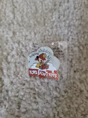 Disney - Toys For Tots 2006 - Baby Mickey Fireman Hat Pin New • $20