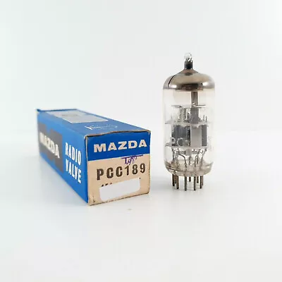 1 X PCC189 MAZDA TUBE. HALO GETTER. 1960s PRODUCTION. CT  ENA • $27.26
