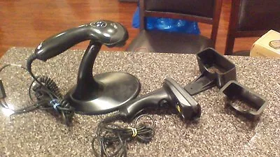 LOT OF 2 ASSORTED Honeywell Metrologic MS9540 Voyager CG Barcode Scanner WORTH • $49.99