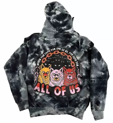 BOSS DOG Art Dept TIE DYE Black White Small SWEATSHIRT All Of Us Graphic • $11.06