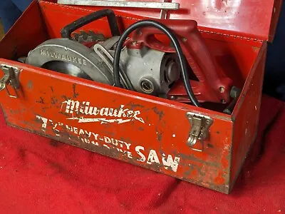 Milwaukee 7.5in Worm Drive Metal Cutting Saw 6370 4400RPM Heavy Duty W/ Case • $204.99