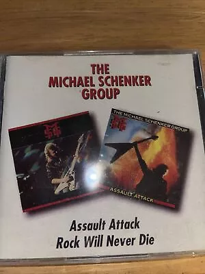 2xCD The Michael Schenker Group – Assault Attack / Rock Will Never Die • $12.99