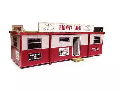 ROADSIDE CAFE - OO / 4mm / 1:76 LASER CUT CARD KIT MODEL RAILWAY KX012-OO • £11.54