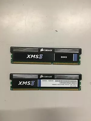 4gb (2 X 2gb Sticks - Matched Pair) Corsair Xms3 Ddr3-1600 / Pc3-12800 Ram • £10