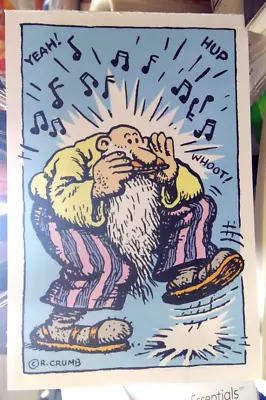 R Crumb Mr Natural Postcard #155 Denis Kitchen Publishing Unused Free Ship • $6.60