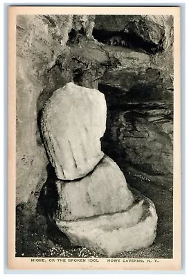 C1940 Niobe Broken Idol Rock Underground Howe Cavern New York Vintage Postcard • $12.48