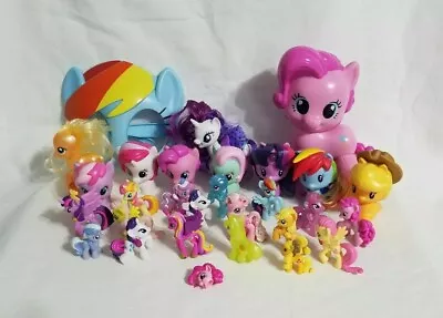 My Little Pony Toy Figure Lot Applejack Fluttershy Rarity Twilight Rainbow Dash • $19.99