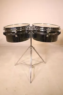 Rogers Chrome Over Brass 13  And 14  Timbale's Vintage Early 1960's • $699.99