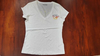 £12 • Buy True Religion T-shirt White Women’s Size Large True Religion Logo T-shirt