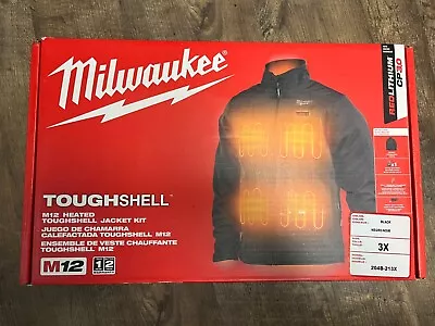 Milwaukee 204B-213X M12 Heated TOUGHSHELL Jacket Kit - Black 3XL - NEW • $105.99