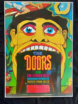$249.95 • Buy +++ 1968 THE DOORS Concert Poster Germany By Kieser RP