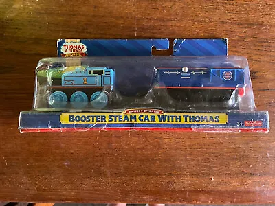 2013 Fisher Price Thomas Train Wooden/Diescast Booster Steam Car With Thomas! • $75