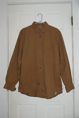 Carhartt 100085 903 Casual Cotton Button Down Shirt Mens Large • $12.95