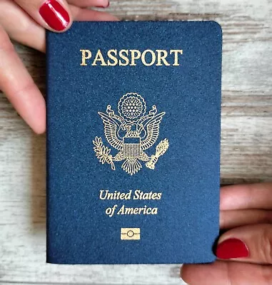 US Passport Prop Original Size. Travel American Passport-notebook. Play Passport • $23.98